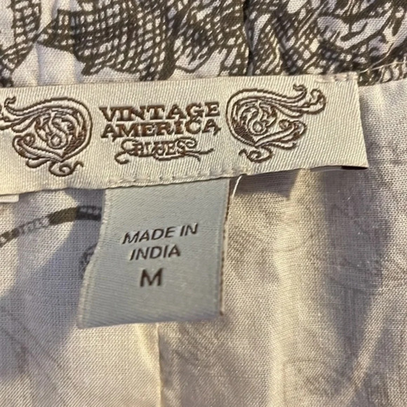 Vintage America Top Size Medium (M) - Picture 8 of 11
